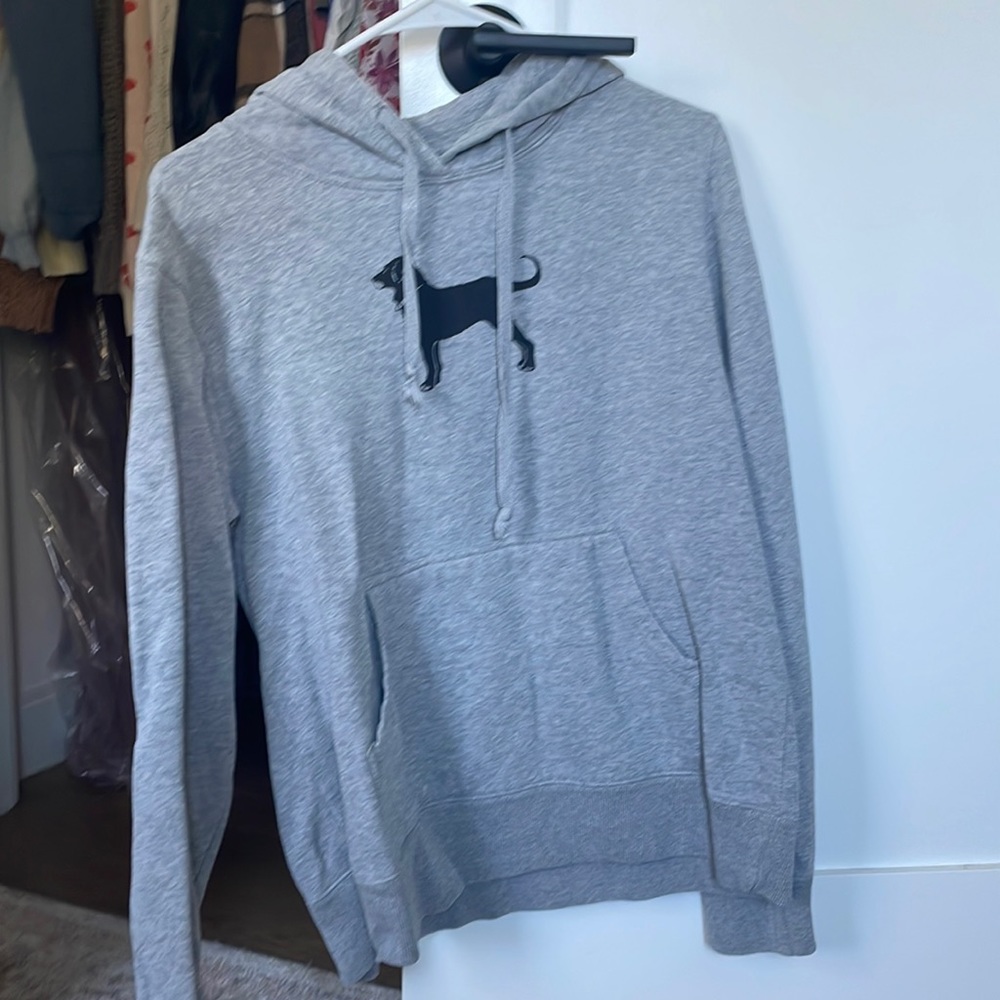 Black dog hoodie